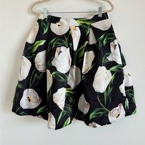 Floral A-Line Skirt